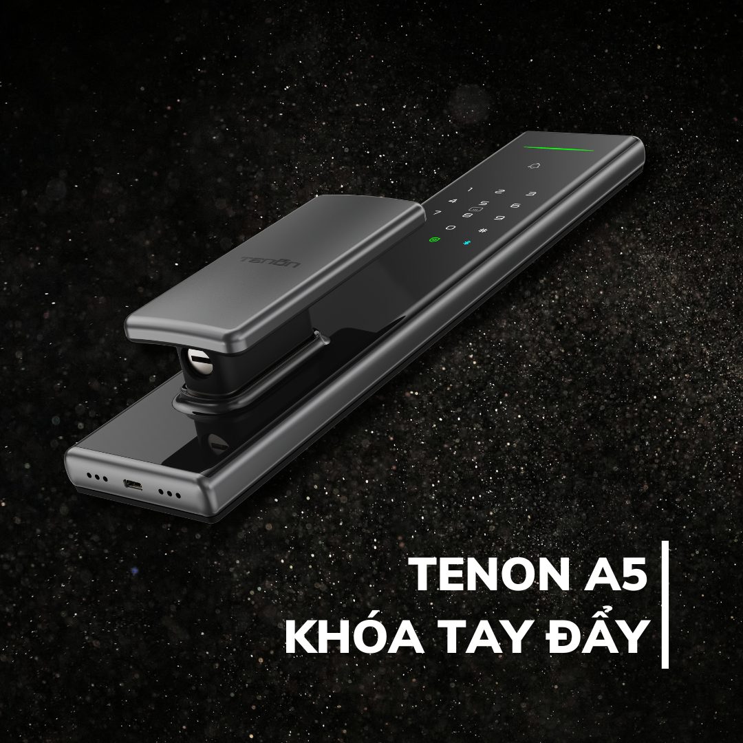 TENON A5 là khóa thông minh tay đẩy